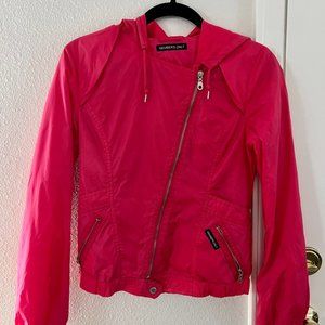 Fuschia Rain Jacket - Members Only XS